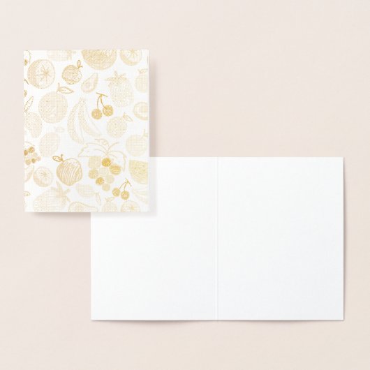 Fruiteitspatroon Folie Kaarten (Display)