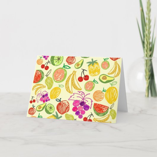 Fruiteitspatroon Kaart (Voorkant)