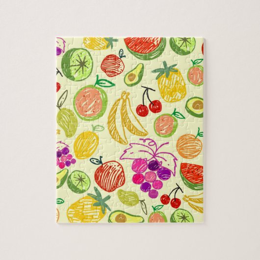 Fruiteitspatroon Legpuzzel (Verticaal)