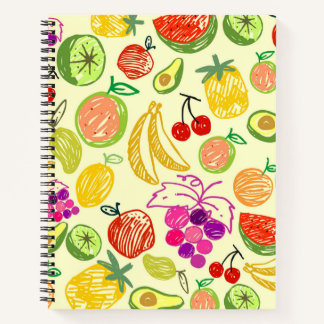 Fruiteitspatroon Notitieboek