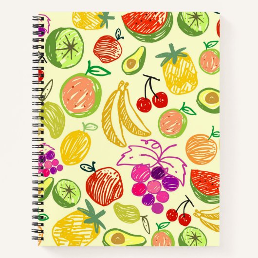Fruiteitspatroon Notitieboek (Voorkant)