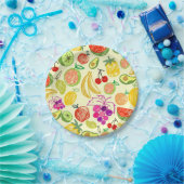 Fruiteitspatroon Papieren Bordje (Feest)