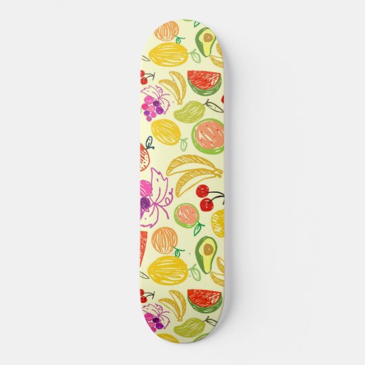 Fruiteitspatroon Persoonlijk Skateboard (Voorkant)