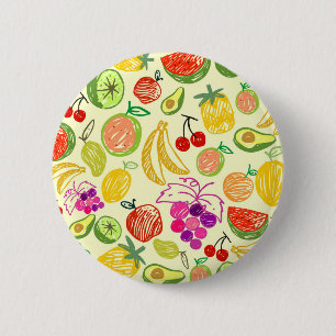 Fruiteitspatroon Ronde Button 5,7 Cm