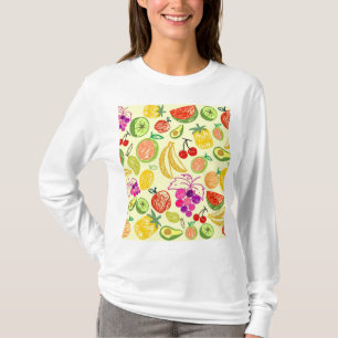 Fruiteitspatroon T-shirt