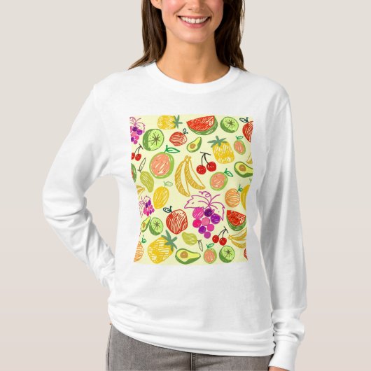 Fruiteitspatroon T-shirt (Voorkant)
