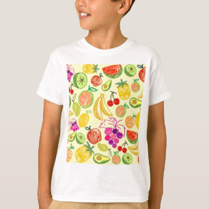 Fruiteitspatroon T-shirt