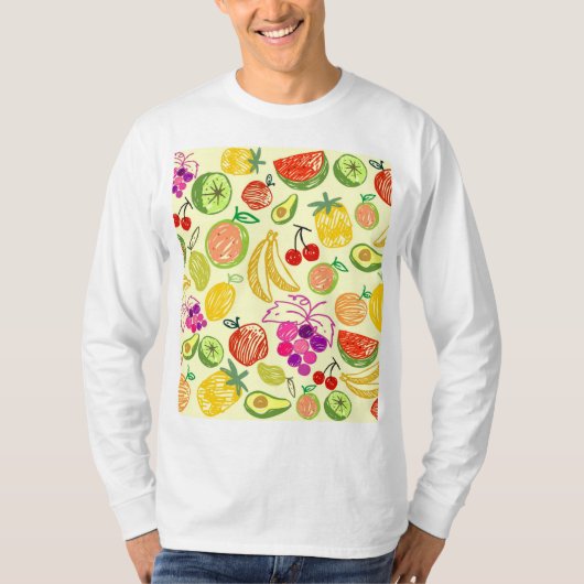 Fruiteitspatroon T-shirt (Voorkant)