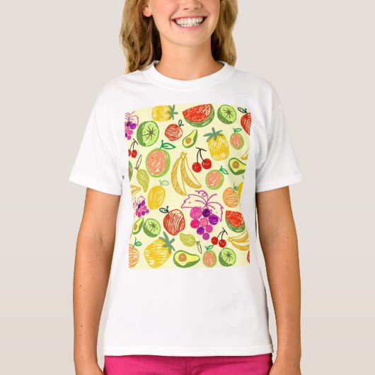 Fruiteitspatroon T-shirt (Voorkant)