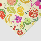 Fruiteitspatroon Tissuepapier (Detail)
