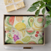 Fruiteitspatroon Tissuepapier (Geschenk)