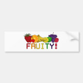 Fruitfruit! Bumpersticker (Voorkant)