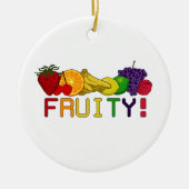 Fruitfruit! Keramisch Ornament (Voorkant)