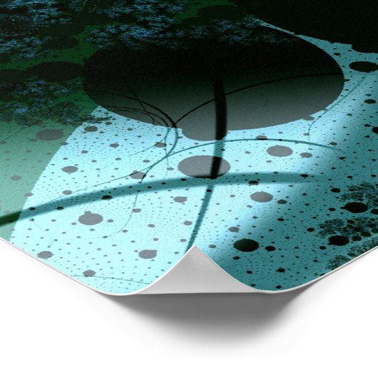 Fruitful Cool Abstract Fine Art Fractal Poster (Hoek)