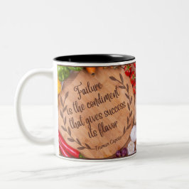 Fruitful Inspiration Motivatie Quotes Two-Tone Tweekleurige Koffiemok