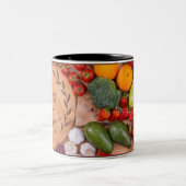 Fruitful Inspiration Motivatie Quotes Two-Tone Tweekleurige Koffiemok (Center)