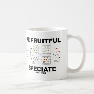 Fruitful Speciate (Evolution Humor) Koffiemok