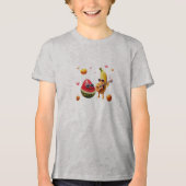 Fruitfully Fun Faces Mannen Basic T-shirt (Voorkant)