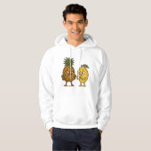 Fruitgevecht - Pineapple vs. Mango Showdown Hoodie (Voorkant volledig)