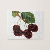  fruitgewassen, rijpe kersen van een boom legpuzzel (Horizontaal)