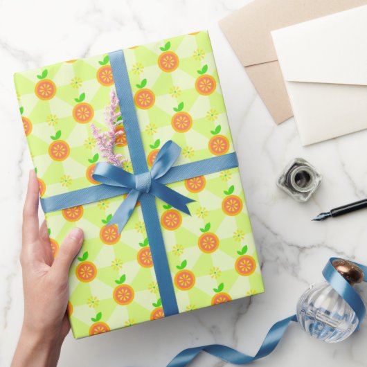 Fruitig Citrus Grapefruit Wrapping Papier (Geschenken)