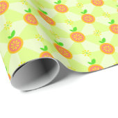 Fruitig Citrus Grapefruit Wrapping Papier (Rol Hoek)
