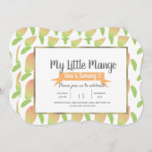 Fruitig klein mango kaart (Voorkant / Achterkant)