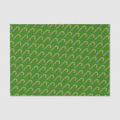 Fruitig Kleurrijk Candy Cane Pattern Tissue Papier (Voorkant)