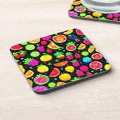 Fruitig Mozaïek Design Delight Bier Onderzetter (Linkerzijde)