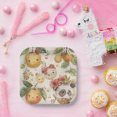 Fruitig Papieren Bord (Feest)