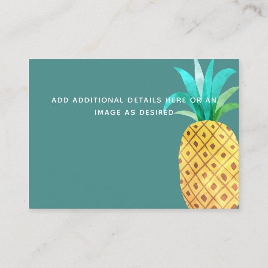 Fruitig Tropische Douche Details Invoegen - Verwoo Informatiekaartje (Achterkant)