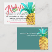 Fruitig Tropische Douche Details Invoegen - Verwoo Informatiekaartje (Voorkant / Achterkant)