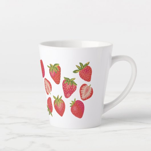 Fruitige Aardbei Latte Mok (Rechts)