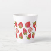 Fruitige Aardbei Latte Mok (Voorkant)