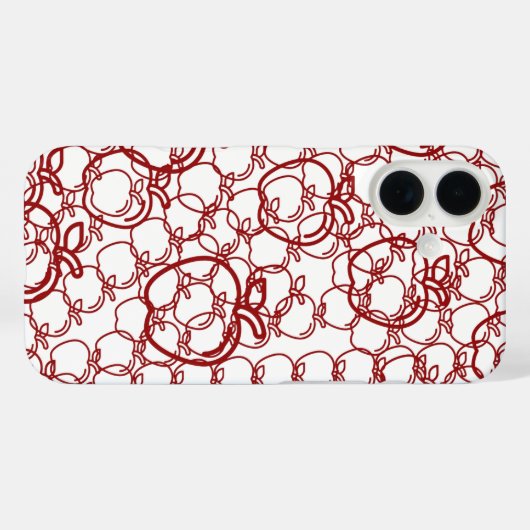 fruitige appel Case-Mate iPhone case (Achterkant (horizontaal))