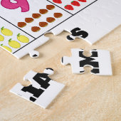 Fruitige Cijfer Tuin Legpuzzel (Zijkant)