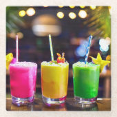 Fruitige cocktail drink onderzetters (Voorkant)