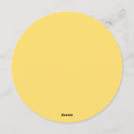 Fruitige, kleurrijke citrus bruiloft detail insert feestdagenkaart (Achterkant)