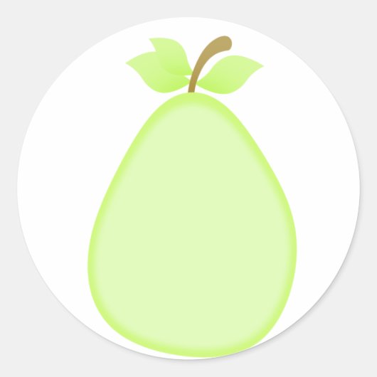 Fruitige peer stickers (Voorkant)