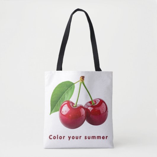Fruitige Zomer Tote Tas (Voorkant)