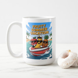 Fruitige zomervakantie koffiemok