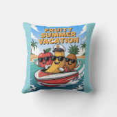 Fruitige zomervakantie kussen (Achterkant)