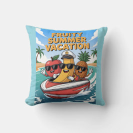 Fruitige zomervakantie kussen