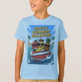 Fruitige zomervakantie t-shirt (Voorkant)