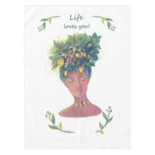 Fruitillustratie Valentijns Tafelkleed