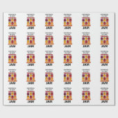 Fruitjam zoetheid in een pot Fruitjam Cadeaupapier (Vlak)