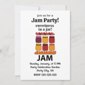 Fruitjam zoetheid in een pot Fruitjam Kaart (Voorkant)