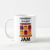 Fruitjam zoetheid in een pot Fruitjam Koffiemok (Links)