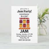 Fruitjamzoetheid in een pot Fruitjam Kaart (Staand voorkant)