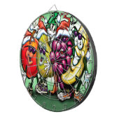 Fruitkerstfeest Dartbord (Voorkant Rechts)